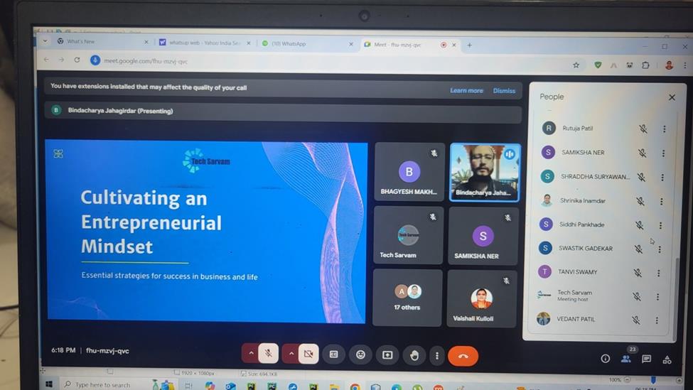 Build an Entrepreneurial Mindset