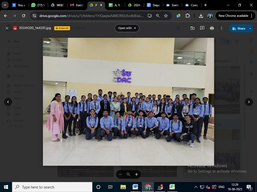 CDAC Industrial Visit